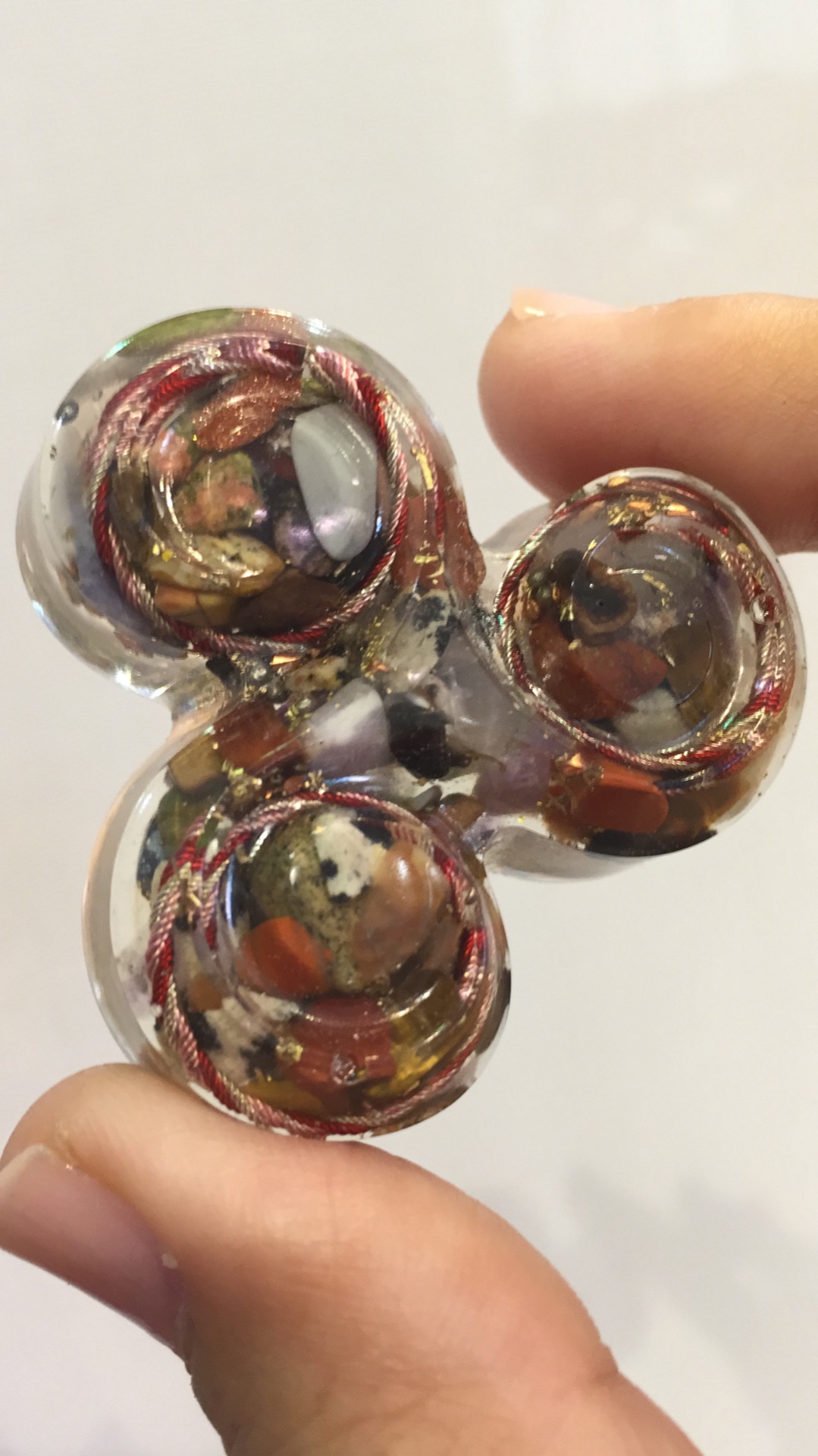 Triskele mit Tesla Ringen